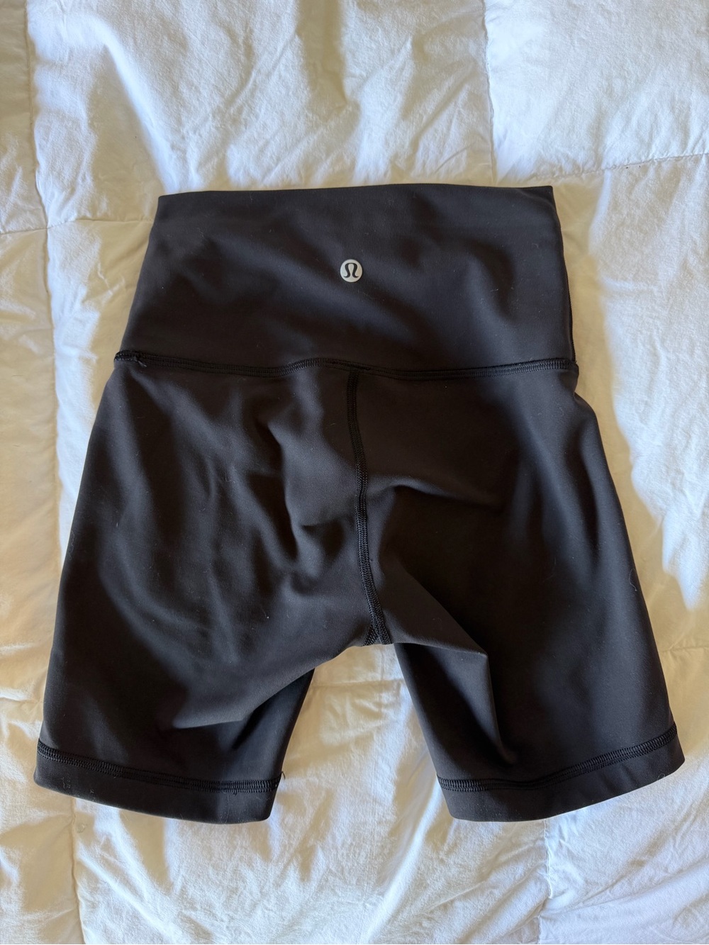 lululemon athletica Black High-Rise Bike Shorts